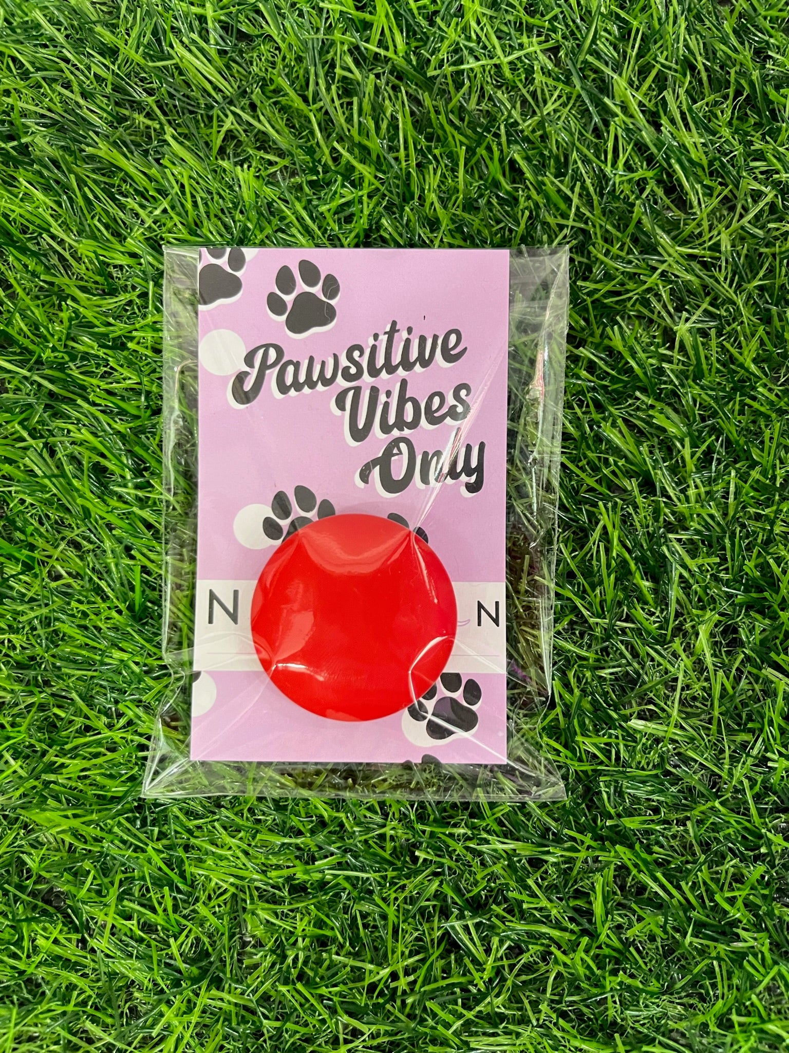 Air tag holder red