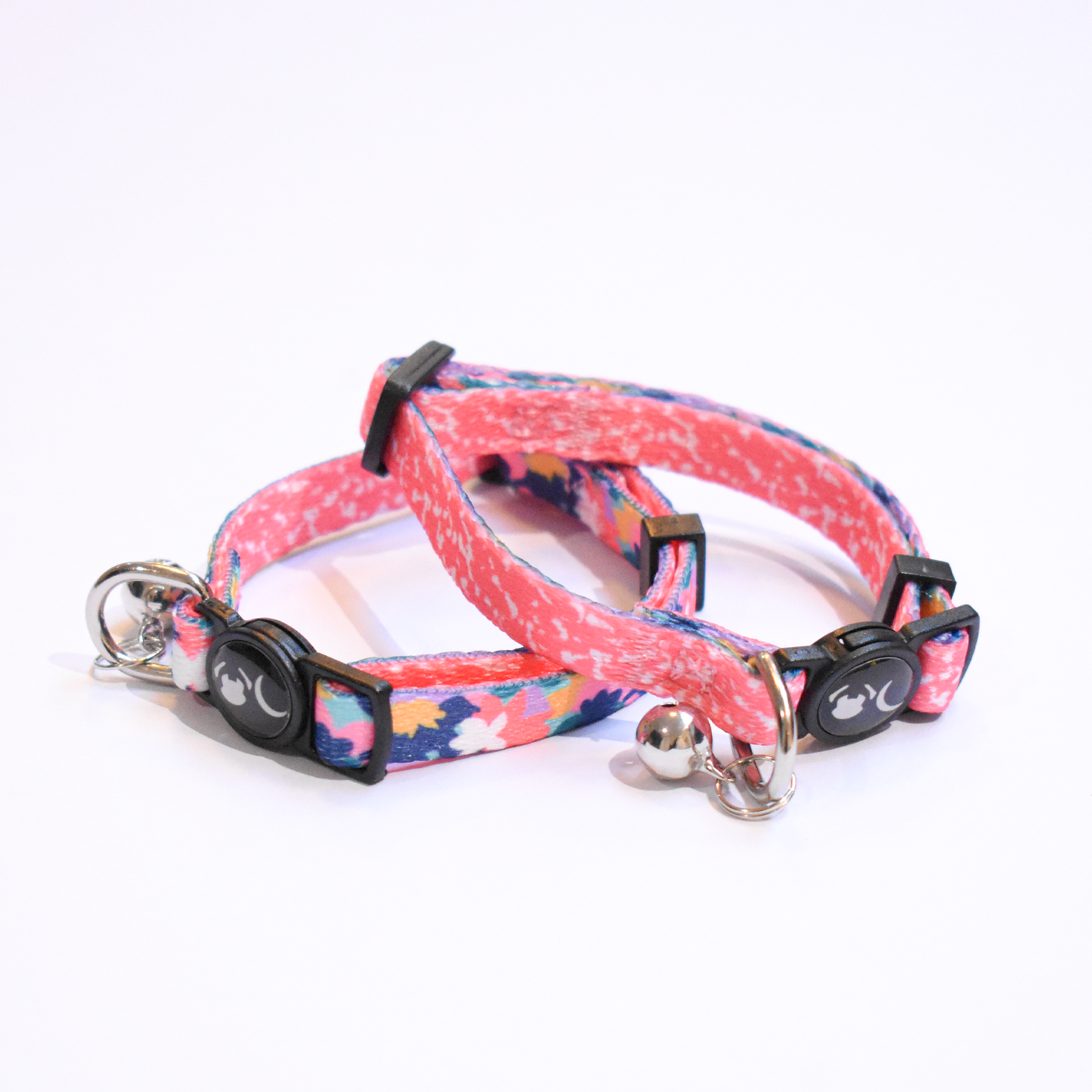 Floral and Pink Print Luna Cat Collars