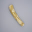 Large coffee wood sticks with natural grain on a gray background 