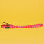Tod dog lead with red and blue chevron pattern extra small with no padded handle