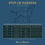 Neon Moon Step-in Harness Size Chart