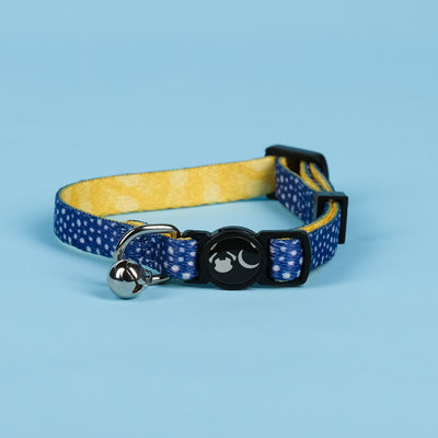 Blue Polka Dot Minnie Cat Collar